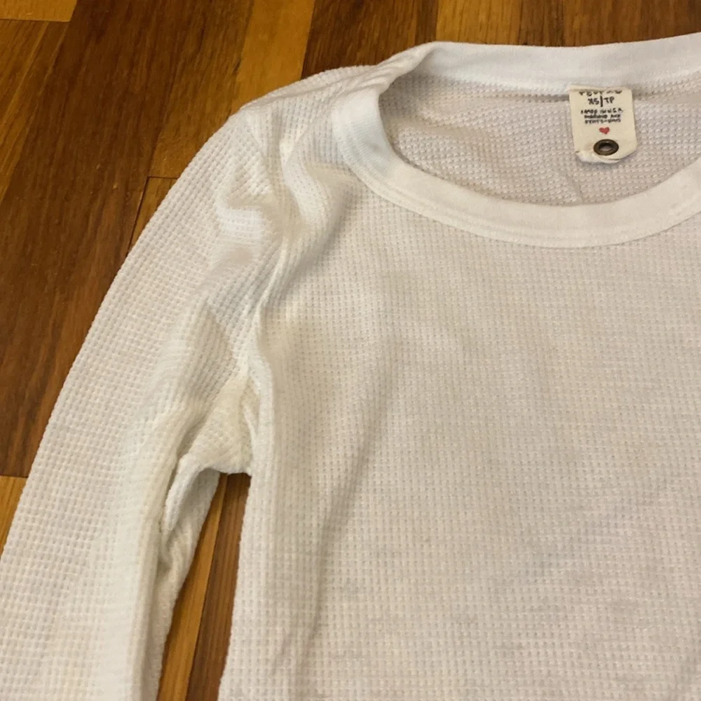 Free People Women’s White Long Sleeve Shirt Size XS